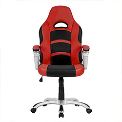 Langria Silla Gaming estilo racing de cuero sintetico