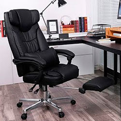 Songmics OBG75B silla con reposapies