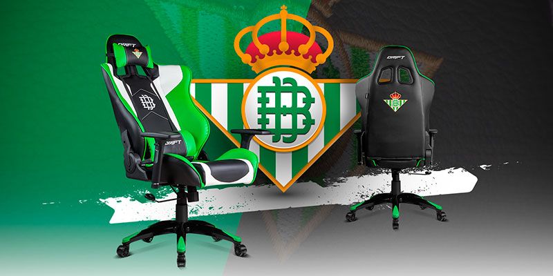 drift real betis balompie silla gaming de edicion limitada