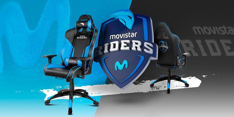 Drift movistar riders silla gaming edicion limitada