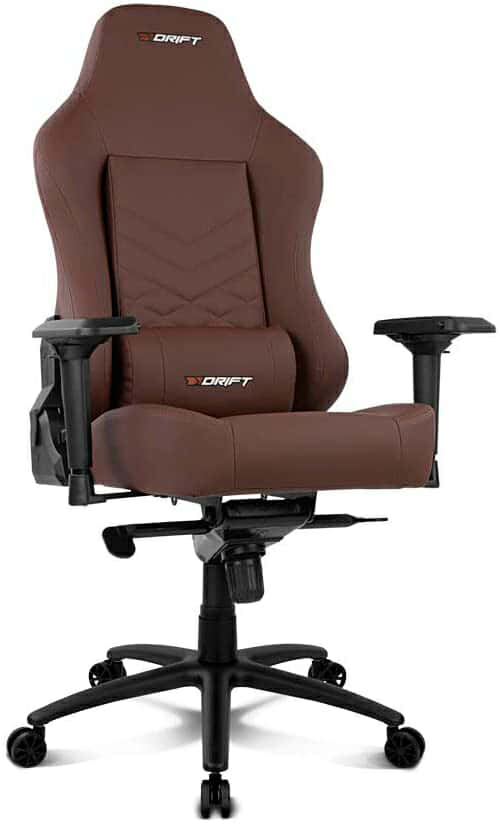 Drift DR550B - Silla Gaming Profesional, polipiel extra suave, reposabrazos ajustable 4D, piston clase 4, asiento basculante, altura regulable, respaldo reclinable, cojines lumbar y cervical, negro