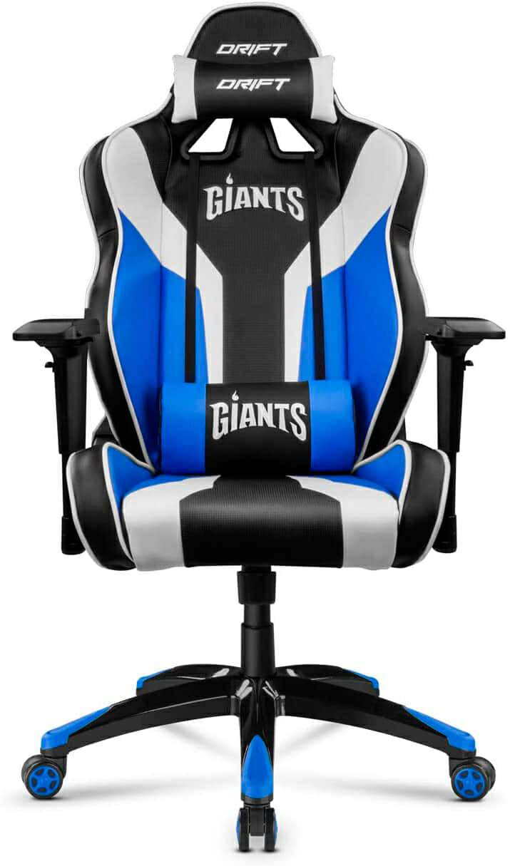 Drift DRGIANTS - Silla gaming, color negro, azul y blanco