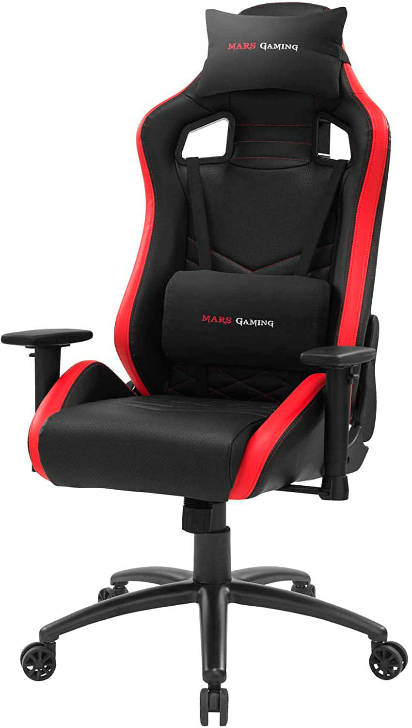 Mars gaming MGCXNEOBR, Silla Gaming Premium AIR, PU, Cojines Removibles, Rojo