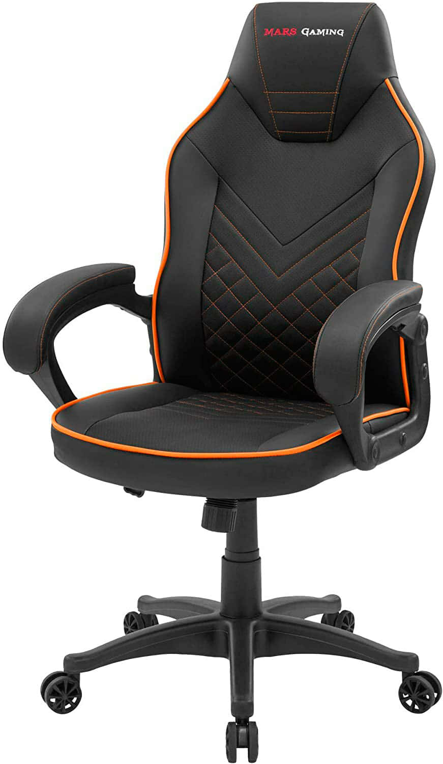 Mars Gaming MGCXONEBO, Silla Gaming Premium, PU, AIR-Tech, Clase 4, Naranja